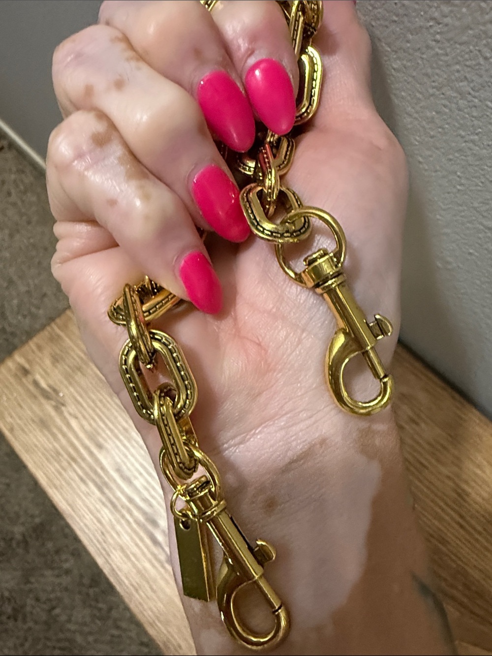 Antique Gold Chain Replacement Shoulder Strap for Handbags - Luxe Shine - NWOT - Picture 9 of 10